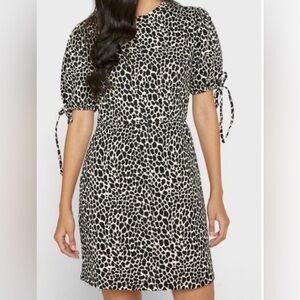 “SIZE 2” TOPSHOP Safari Animal Print Dress